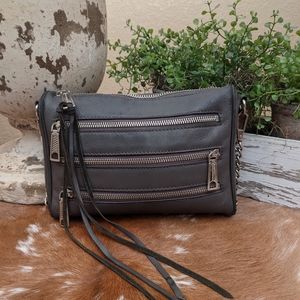 Rebecca Minkoff Mac in Gray Crossbody